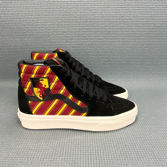 Vans Sk8 Hi X Harry Potter Gryffindor Womens Size 6 Youth Size 4.5 - Picture 1 of 9